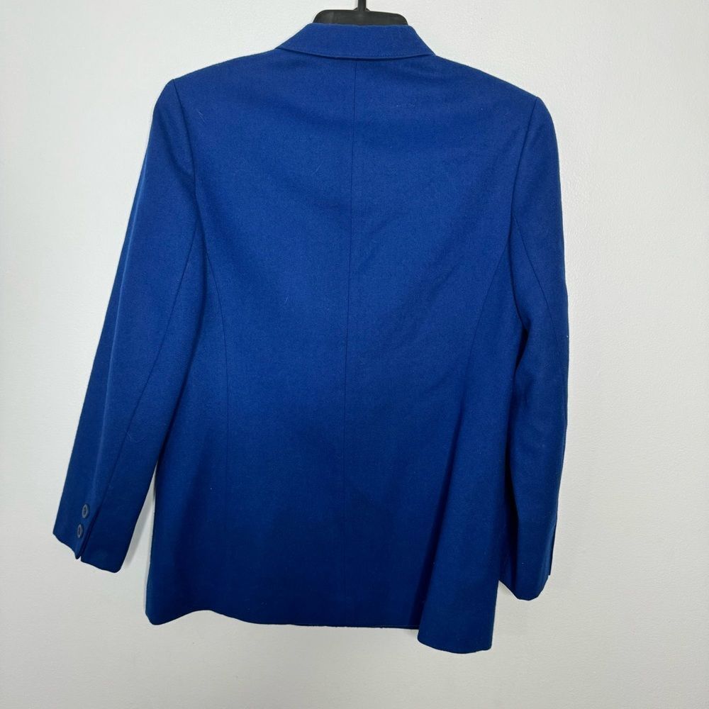 Pendleton Royal Blue Wool Blazer - image 6